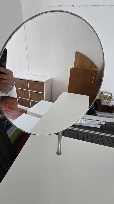 Conjunto de consola + espelho + 2 mesas de cabeceira
