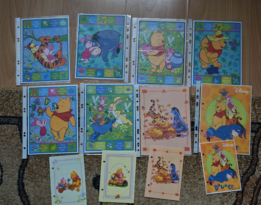 Zestaw karteczek disney kubuś puchatek