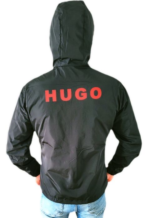 Kurtka przciwdeszczowa Hugo Boss czarna
