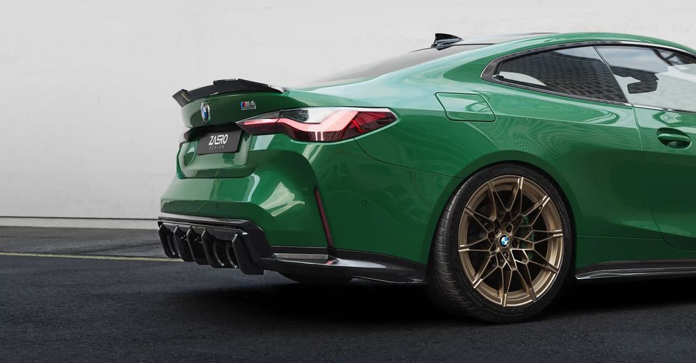 Aileron lip spoiler traseiro BMW M3 M4 G80 G82