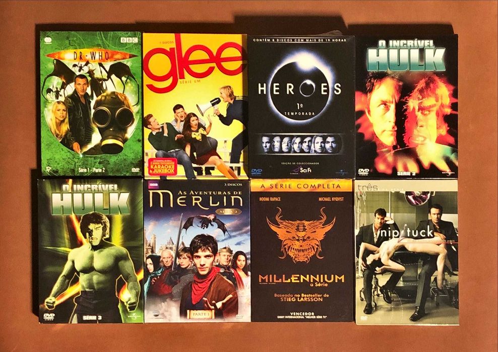 SÉRIE DVD [desde 16€] Allo Bórgias Galactica Glee Heroes Hulk Weeds