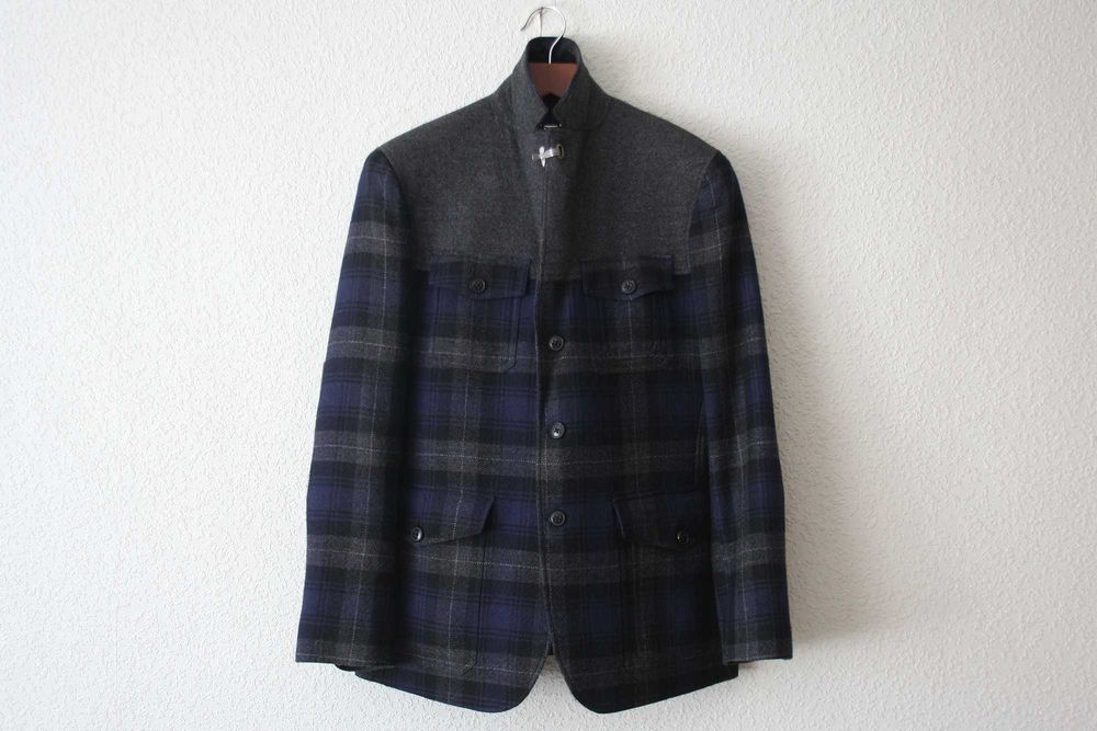 шерстяний піджак в клітинку куртка Banana Republic by Gap