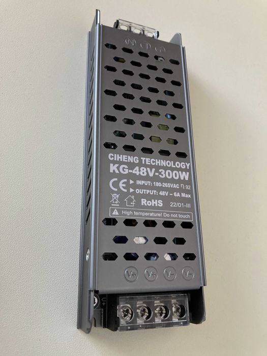 Блок живлення (пасивне охолодження) KG-48V-300W - 48V 6A