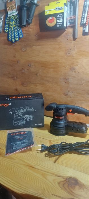 Ексцентрикова шліфувальна машина Дніпро-М  РЕ-45S