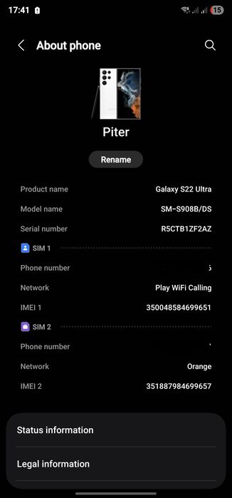 Samsung Galaxy S22 Ultra 256 GB – stan używany, sprawny