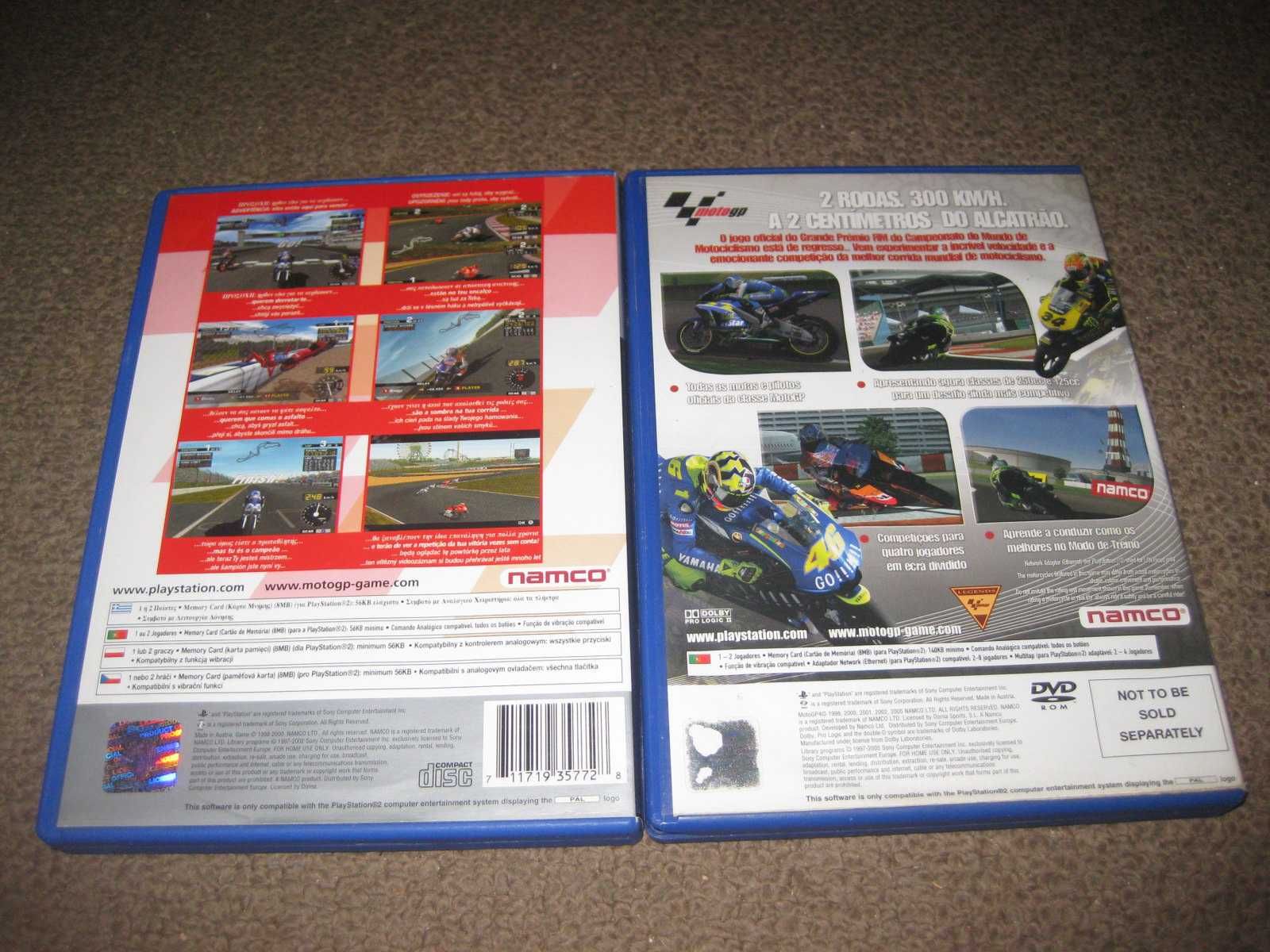 2 Jogos Para Ps2 Da Saga moto Gp Completos!