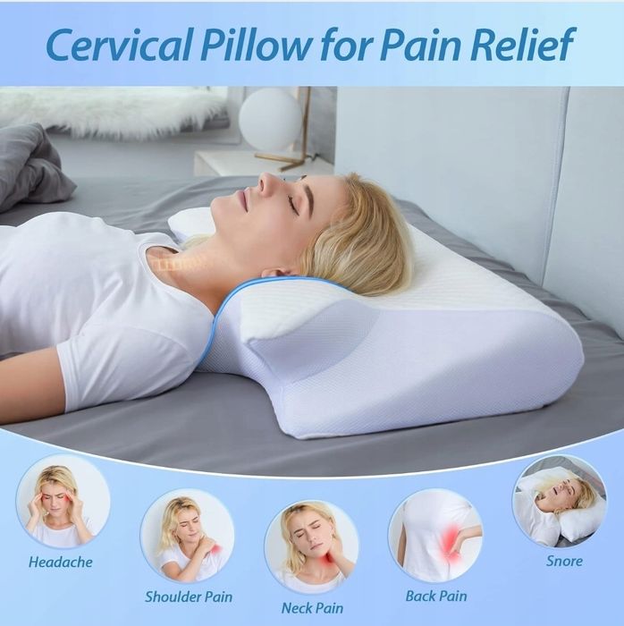 HOMCA Ergonomiczna poduszka pod kark 2 w 1