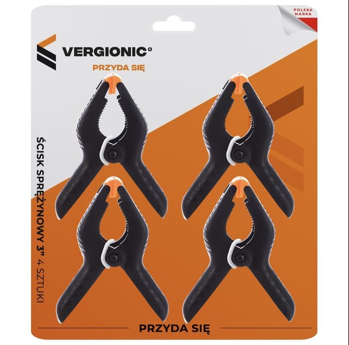 Scisk sprezynowy 3". 4 szt