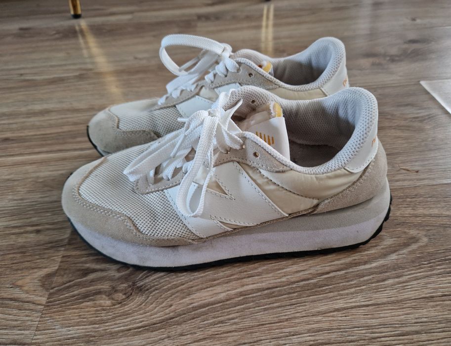 Buty sneakersy New Balance 237 WS237FC beżowy rozmiar 36,5