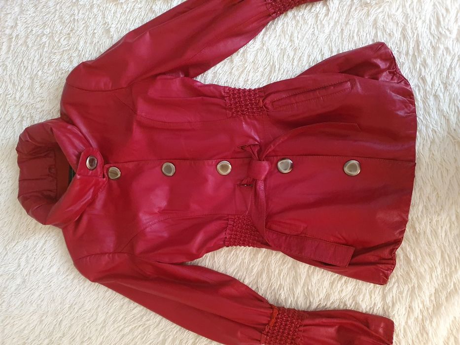 Фирменная куртка кожаная