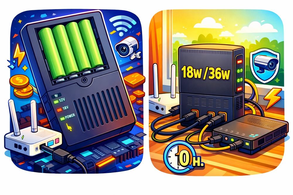 ДБЖ / UPS для роутера та відеонагляду