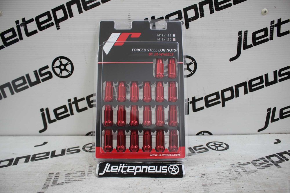 Kit Porcas Compridas Japan Racing 12x1.50 - Vermelho