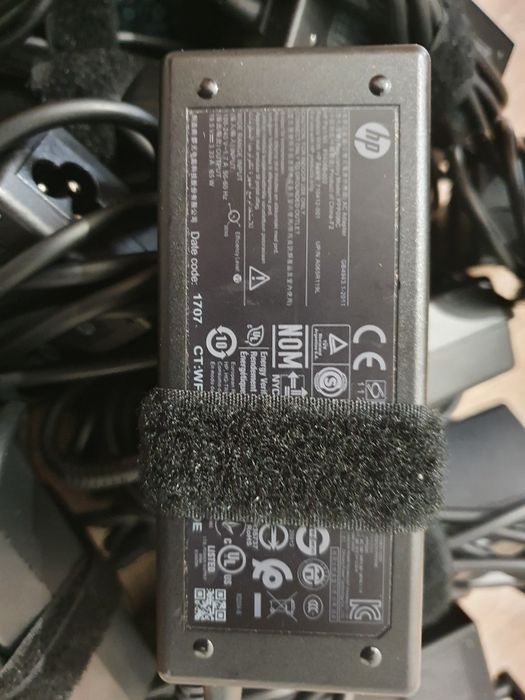 Блок питания зарядное зарядка HP 65w 4.5×3.0mm blue pin оригінал