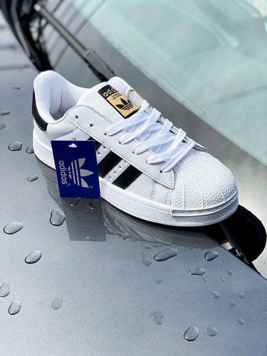 ЗНИЖКА! Кросівки Adidas Superstar white / білі