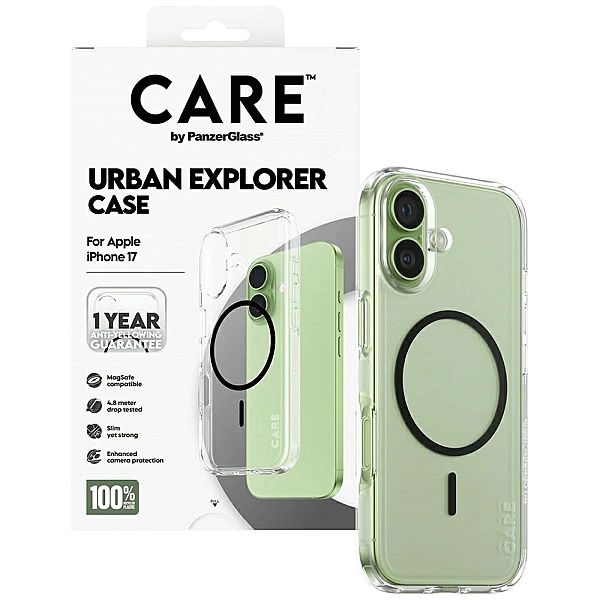 Etui CARE by PanzerGlass Flagship Urban Explorer w. Black MagSafe na i