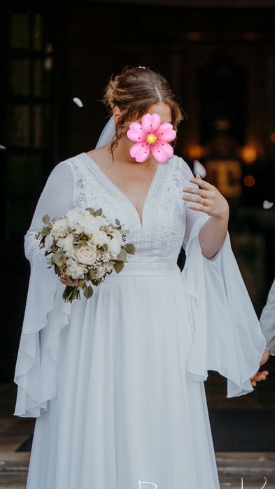Sprzedam suknie ślubną boho