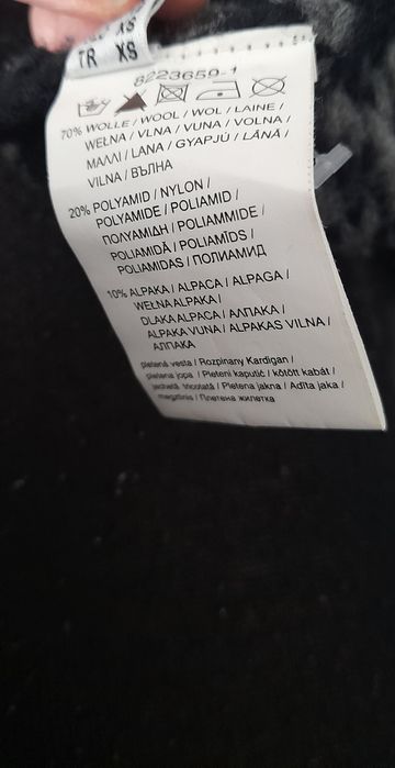 Kardigan wełna alpaka norweski