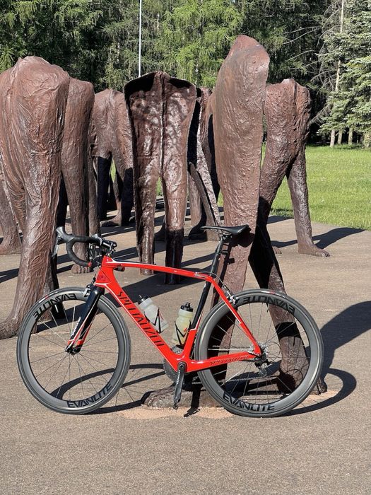 SPECIALIZED tarmac carbon gratis Rocket Red Ultegra Trimax  r. 56