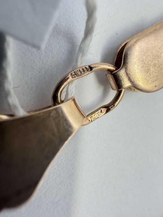 Золотой браслет питон