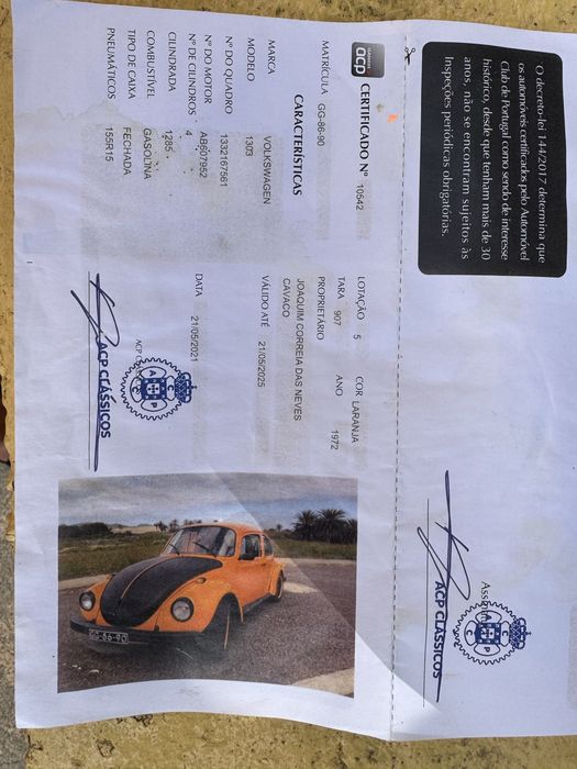 Vw carocha barato, motor perfeito, com inspecão