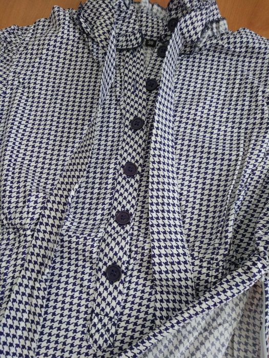 Camisa Blusa azul rosa