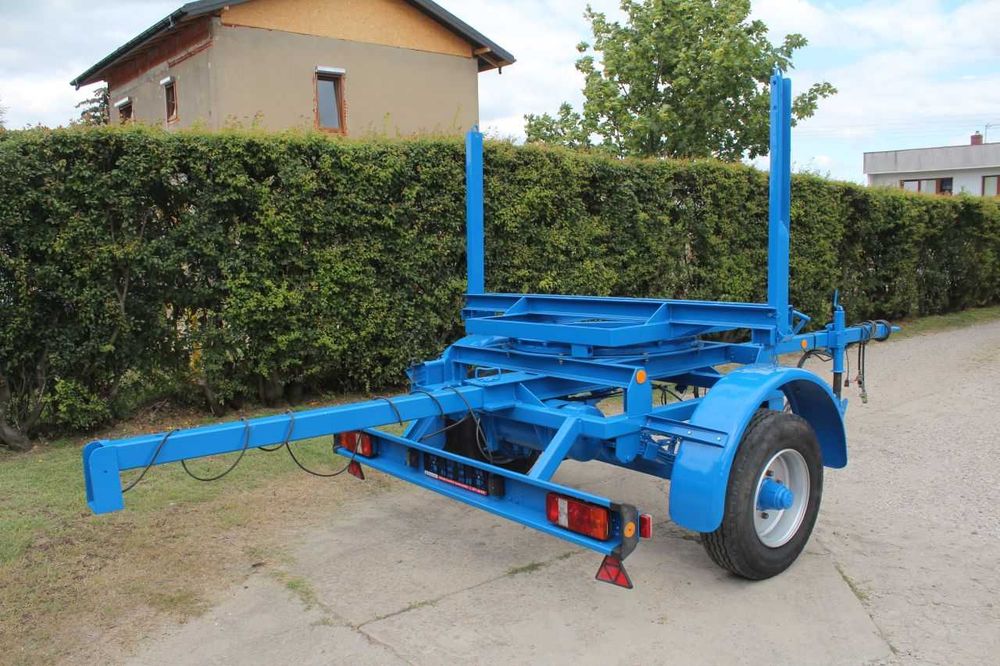 Przyczepa dłużyca dłużycowa do stali drutu słupów energetyka 6 Ton