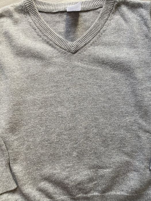 Sweter chłopięcy Carter's 3T 98/104 szary dekolt V