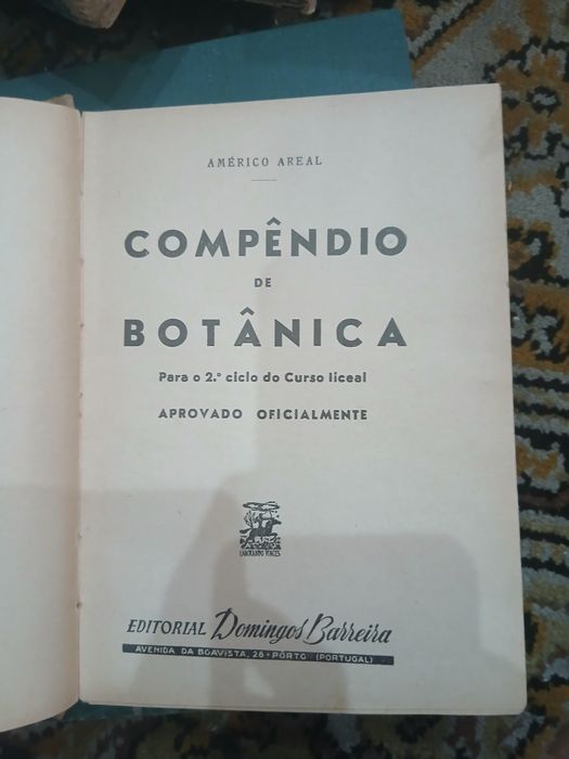 Américo Areal, Compêndio de Botânica