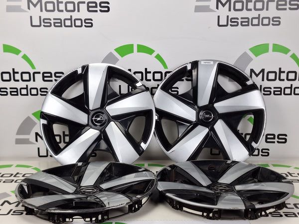 4 Tampões Opel 15 polegadas