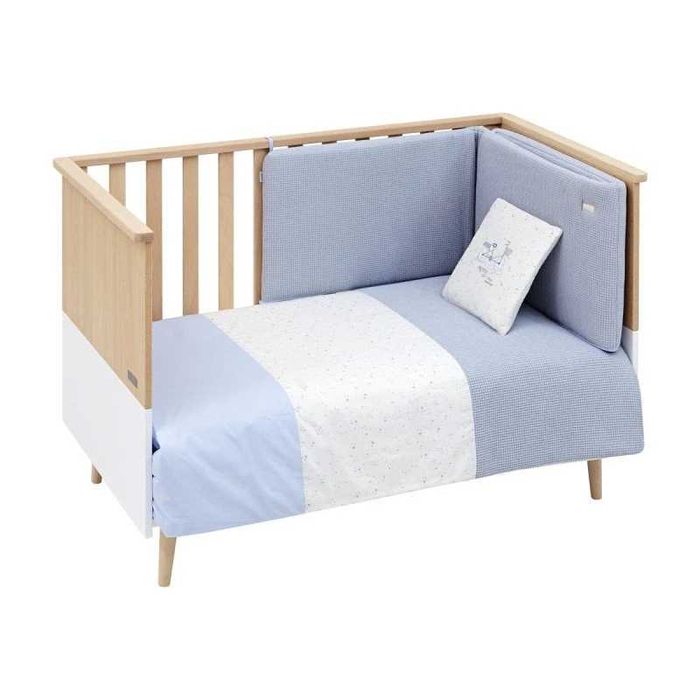 Komplet pościeli Cambrass z wypełnieniem: Kołdra 100x135, Ochraniacz 180x40, Poduszka