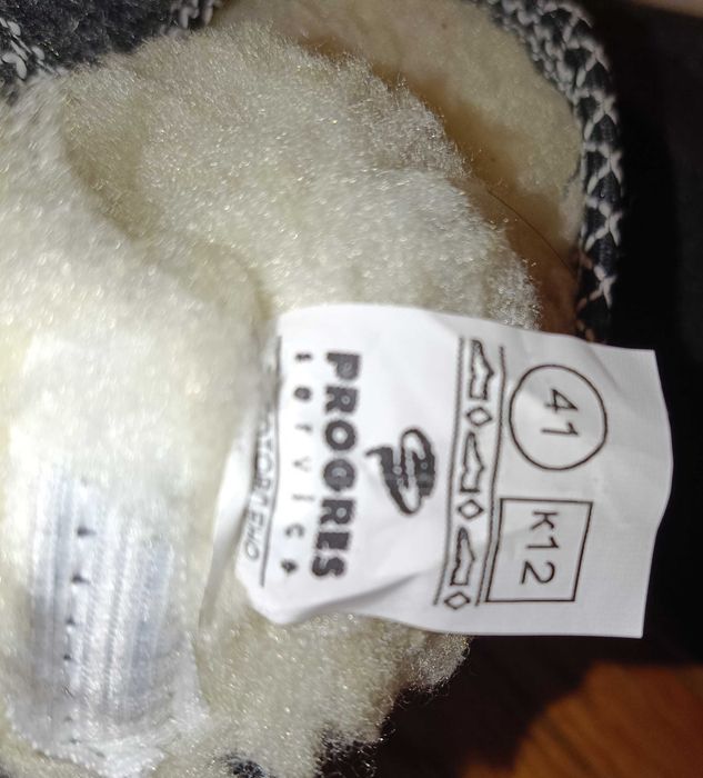 Бурки тапочки женские войлочные на липучке Progress р.41