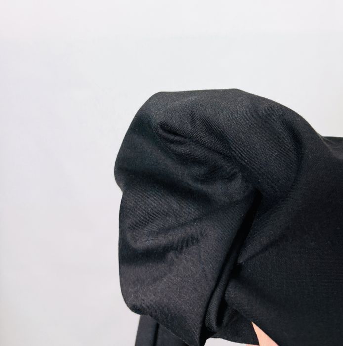 Czarna bluzka z wiązaniem S/M 36/38