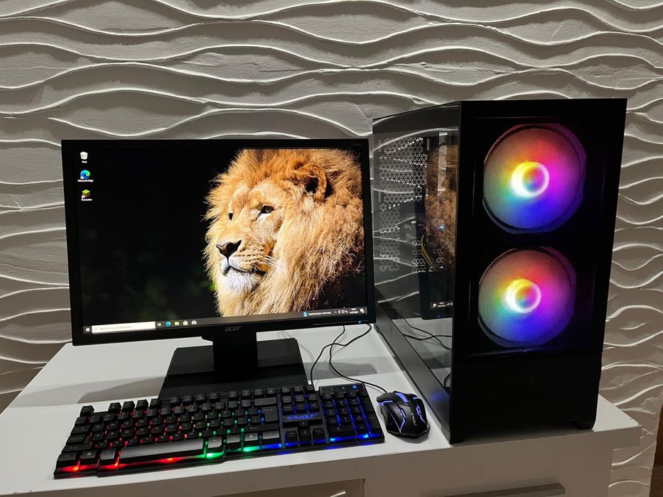 Komputer i5-7400 | RX 470 8GB |SSD|HDD|16 RAM|GAMINGOWY| Monitor