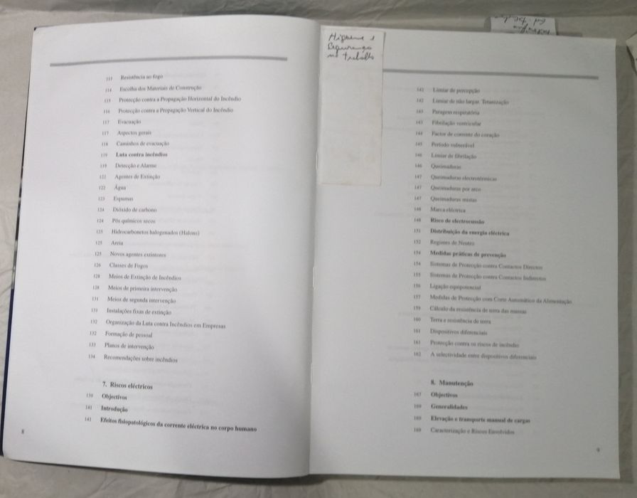 Segurança e higiene no trabalho