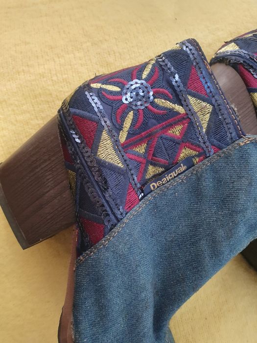 Desigual botki jeans 38