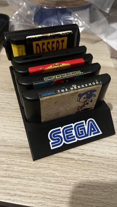 Suporte cartuchos sega mega drive