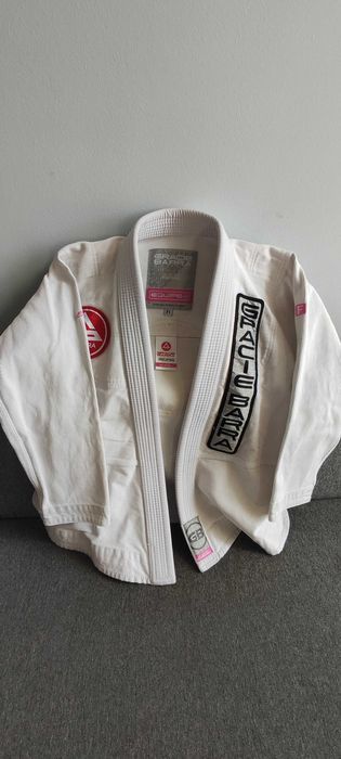 Kimono Feminino Gracie Barra, tamanho F1, branco, usado, bom estado