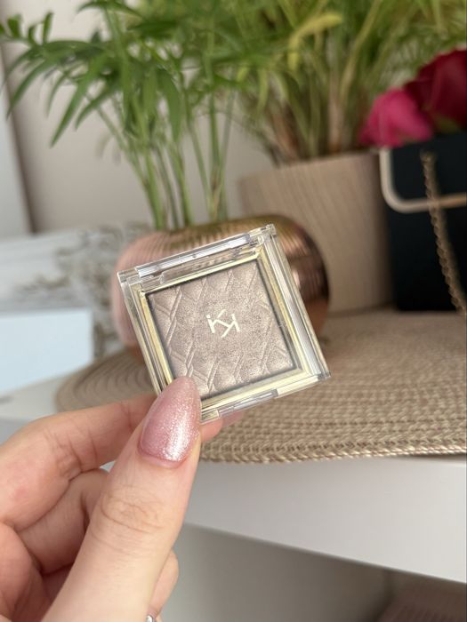 Kiko pojedynczy cień do powiek szampański chłodny brokat metaliczny