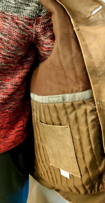 Kurtka skórzana męska Marbet, klasyk