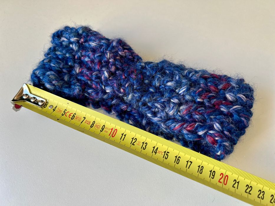 Opaska na głowę jesienno-zimowa