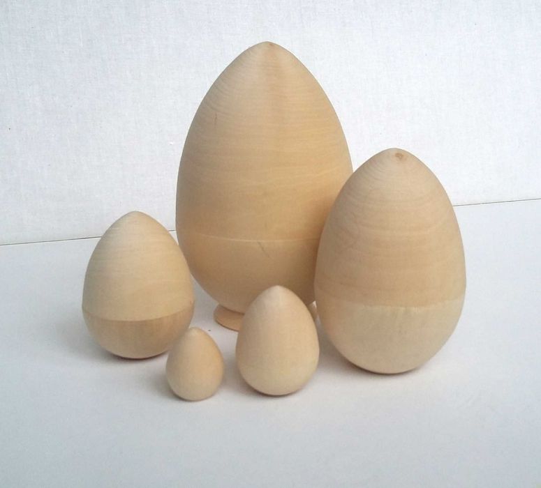 Заготовка деревянная яйцо 5-местная