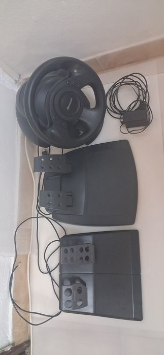 Microsoft Sidewinder Precision Racing Volante + 2 Jogos Pedais