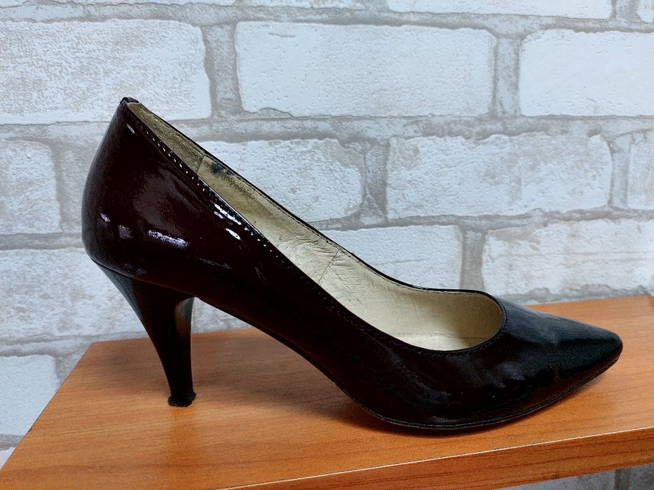 Туфли женские кожа лак