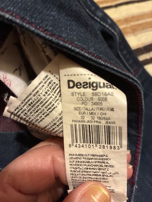 Calcas de ganga Desigual de homem originais