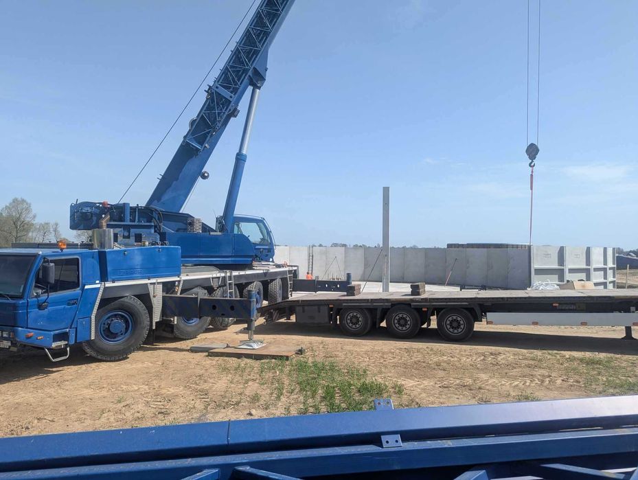 Usługi dzwigowe do 110 ton.