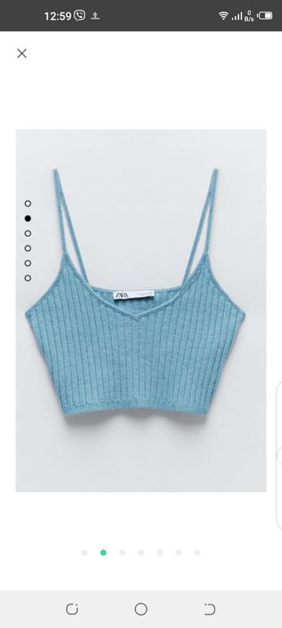 Клевый стильный вязаный трикотажный короткий топ кроптоп бюстье майка