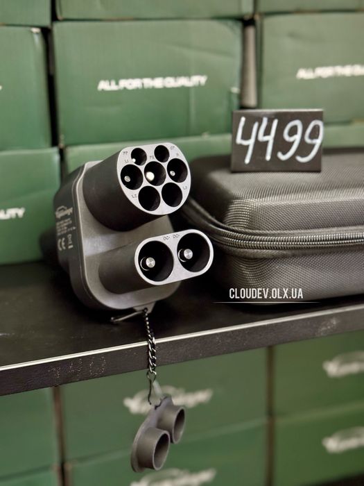 Tesla CCS2 Type 2 Combo нова модель покращений фабричний перехідник