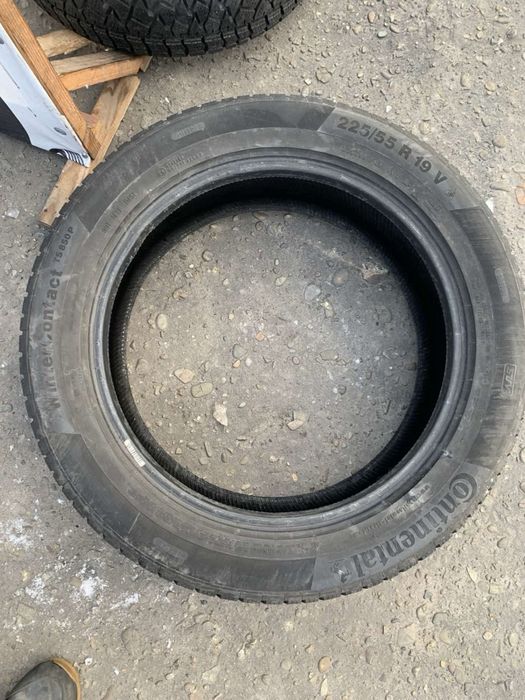 Шини 225/55 R19 пара Continental 6,5мм, зима 2023р