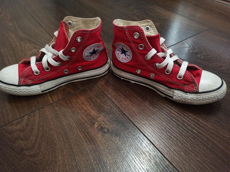 Converse czerwone wysokie