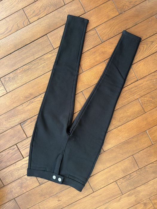 Утеплені штани лосіни брюки 152 158 хс ххс 6 легинсы штаны лосины чорн